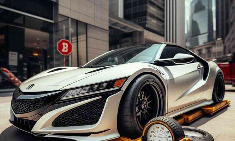 Honda NSX T Cabriolet lastik hava basıncı