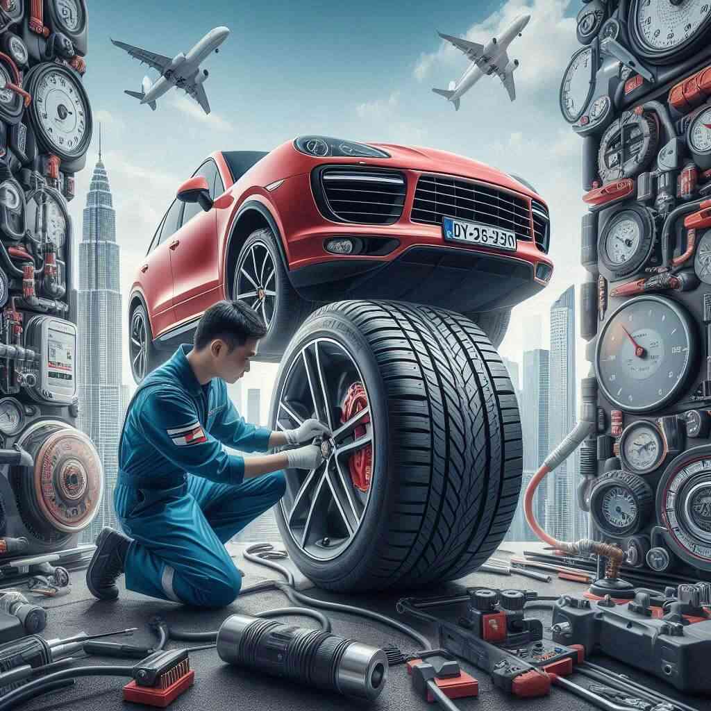 Porsche Cayenne lastik hava basıncı
