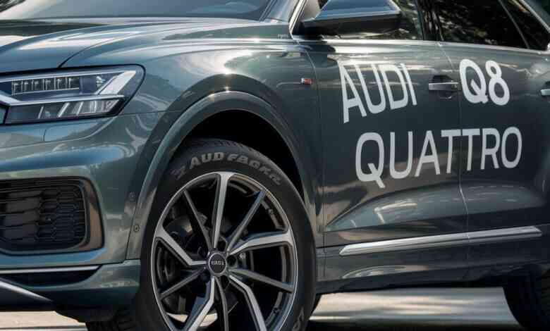 Audi Q8 Quattro lastik hava basıncı