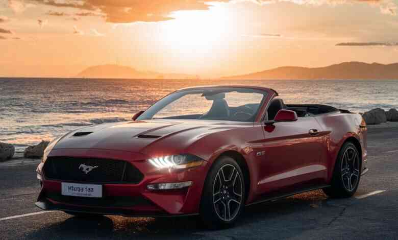 Ford Mustang GT Convertible lastik hava basıncı