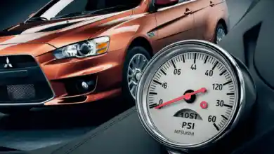 Mitsubishi Lancer lastik basıncı