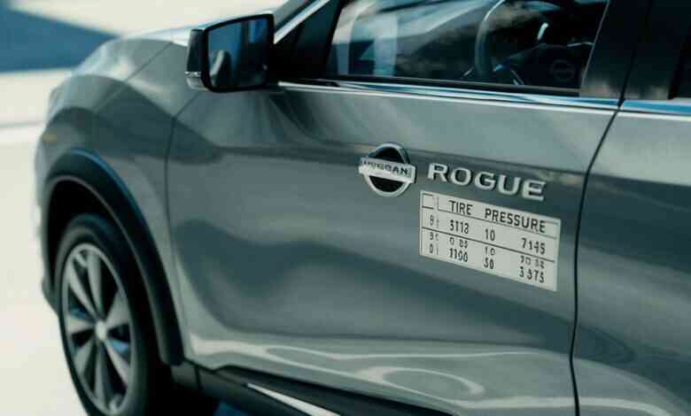 Nissan Rogue lastik basıncı