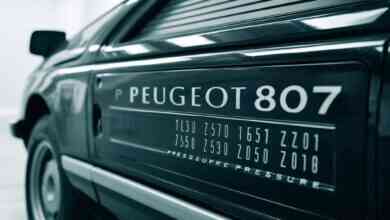 Peugeot 807 lastik basıncı