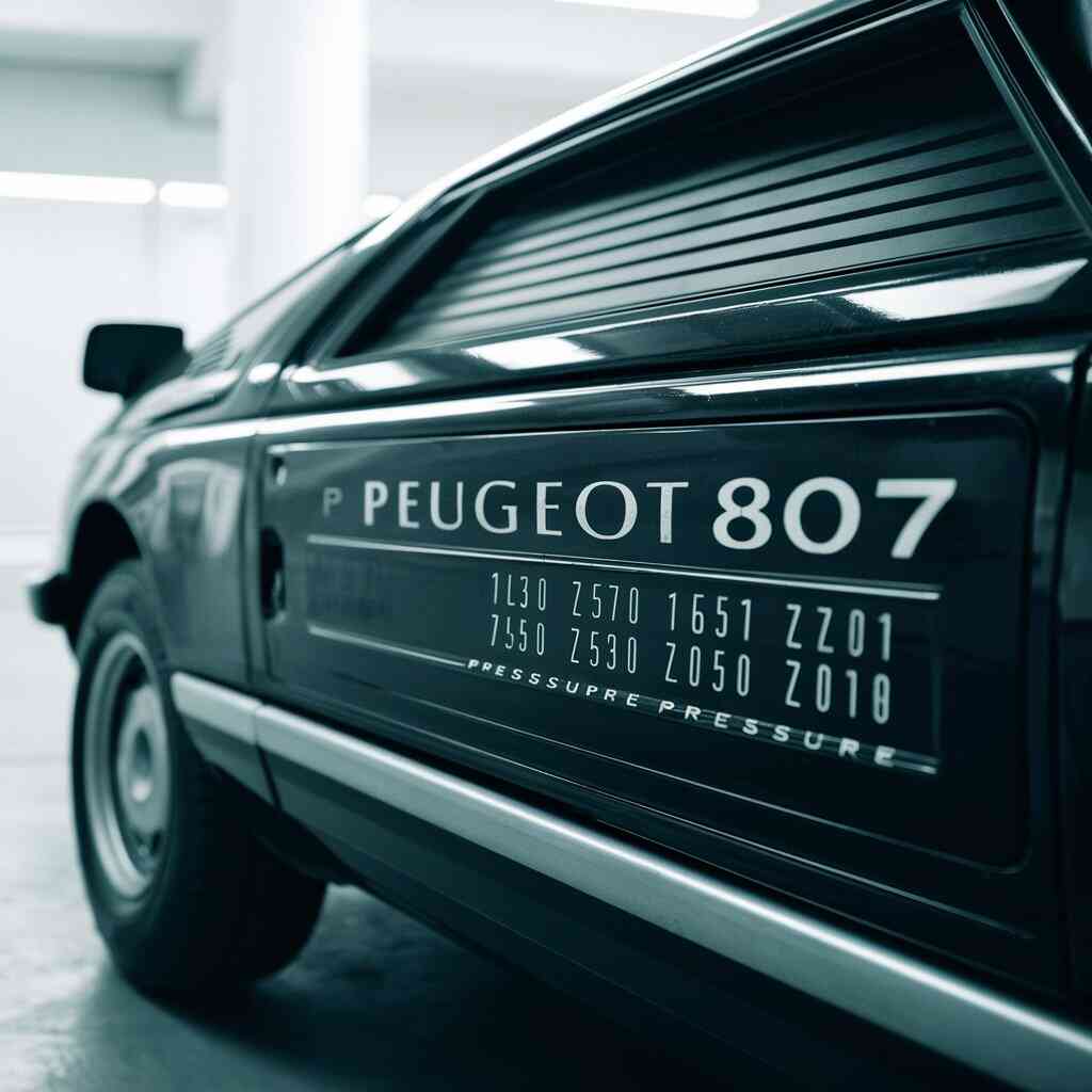 Peugeot 807 lastik basıncı