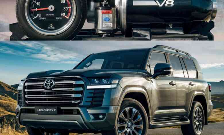 Toyota Land Cruiser V8 lastik basıcı