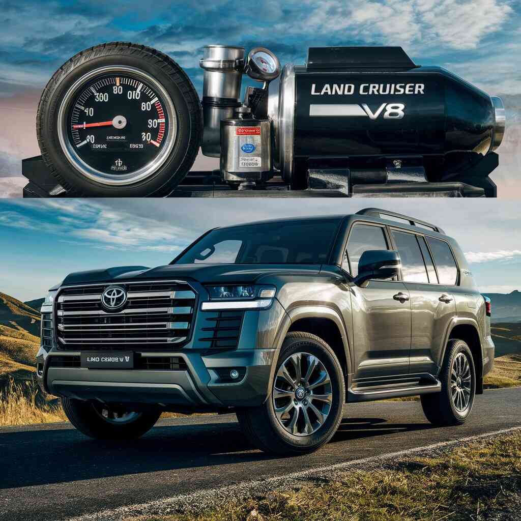 Toyota Land Cruiser V8 lastik basıcı